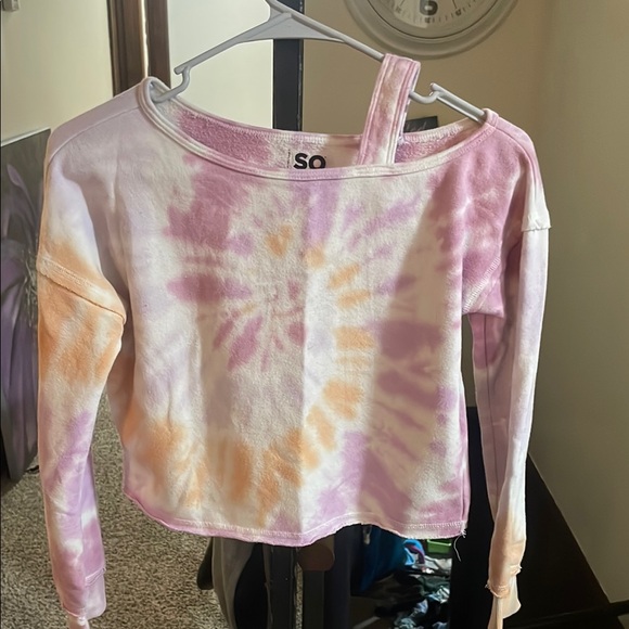 SO Other - SO Kids Tie-Dye Sweater - Pink and Orange